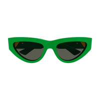 BV1176S Green acetate Sunglasses - Shiny Green
