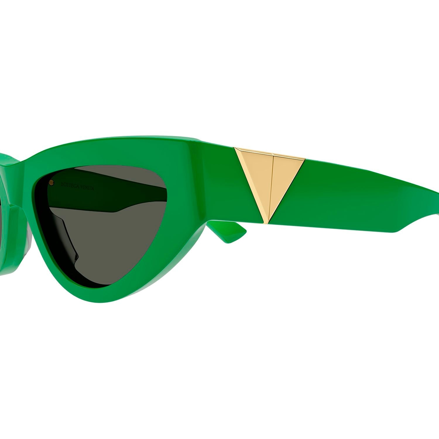 BV1176S Green acetate Sunglasses - Shiny Green