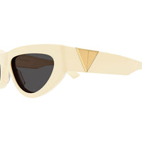 BV1176S Yellow acetate Sunglasses - Shiny Yellow