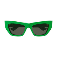 BV1177S Green acetate Sunglasses - Shiny Solid Btv Green