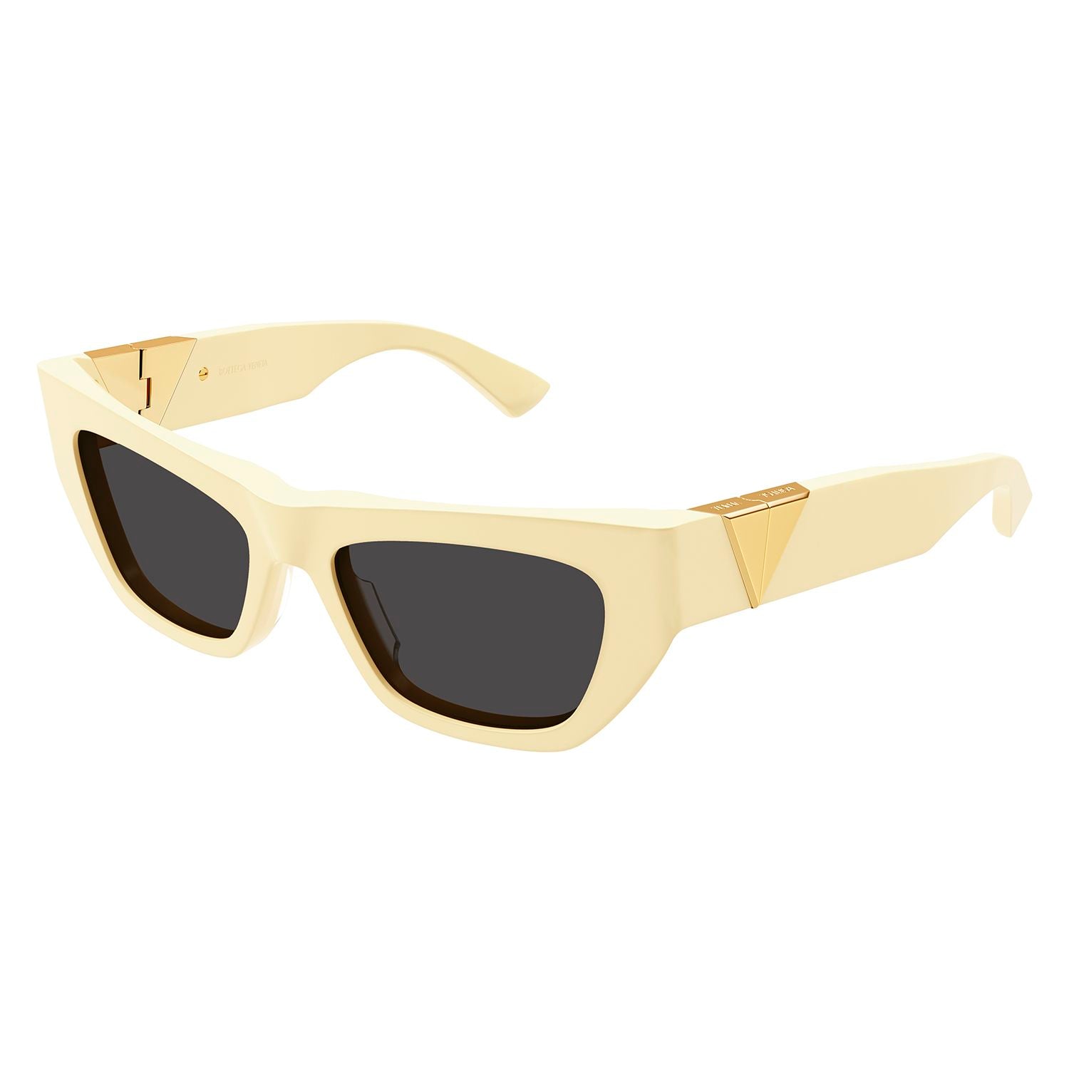 BV1177S Yellow acetate Sunglasses - Shiny Solid Yellow Butter