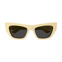 BV1177S Yellow acetate Sunglasses - Shiny Solid Yellow Butter