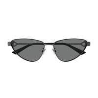 BV1186S Ruthenium metal Sunglasses - Shiny Dark Ruthenium
