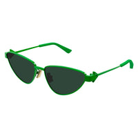 BV1186S Green metal Sunglasses - Shiny Solid Green