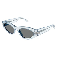 BV1189S Light-Blue acetate Sunglasses - Shiny Transparent Light Blue