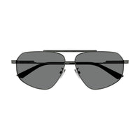 BV1194S Ruthenium metal Sunglasses - Shiny Dark Ruthenium