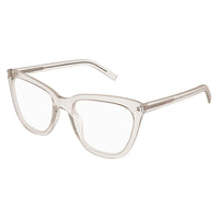 SL 548 Slim Beige acetate Optical Frames - Crema Transparent