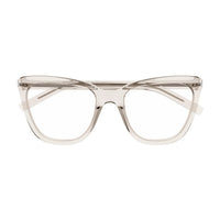 SL 548 Slim Beige acetate Optical Frames - Crema Transparent