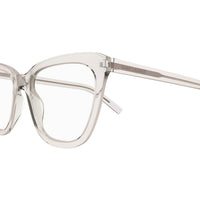 SL 548 Slim Beige acetate Optical Frames - Crema Transparent