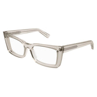 SL 554 Beige acetate Optical Frames - Crema Transparent