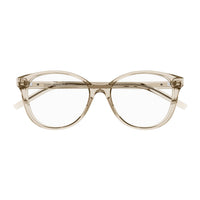 SL M112 Beige acetate Optical Frames - Crema Transparent