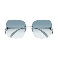 AM0390S Silver metal Sunglasses - Shiny Silver