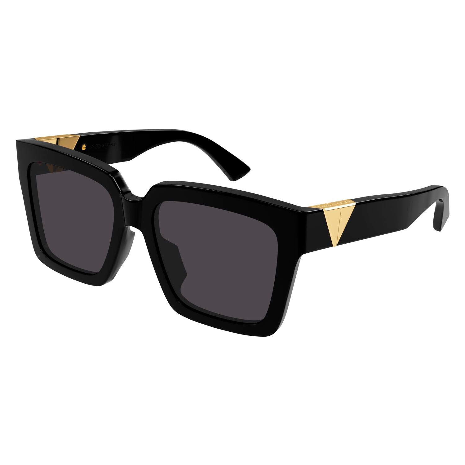 BV1198SA Black recycled acetate Sunglasses - Shiny Black