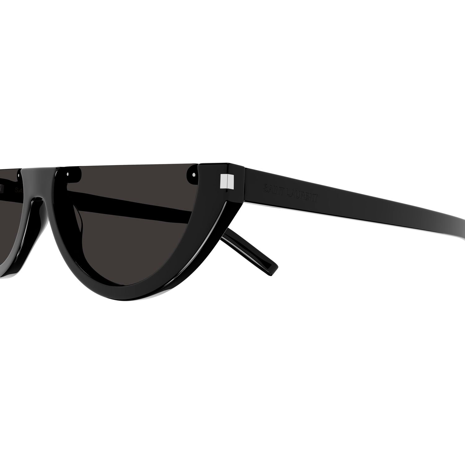SL 563 Black recycled acetate Sunglasses - Shiny Black