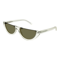 SL 563 Green acetate Sunglasses - Shiny Transparent Green