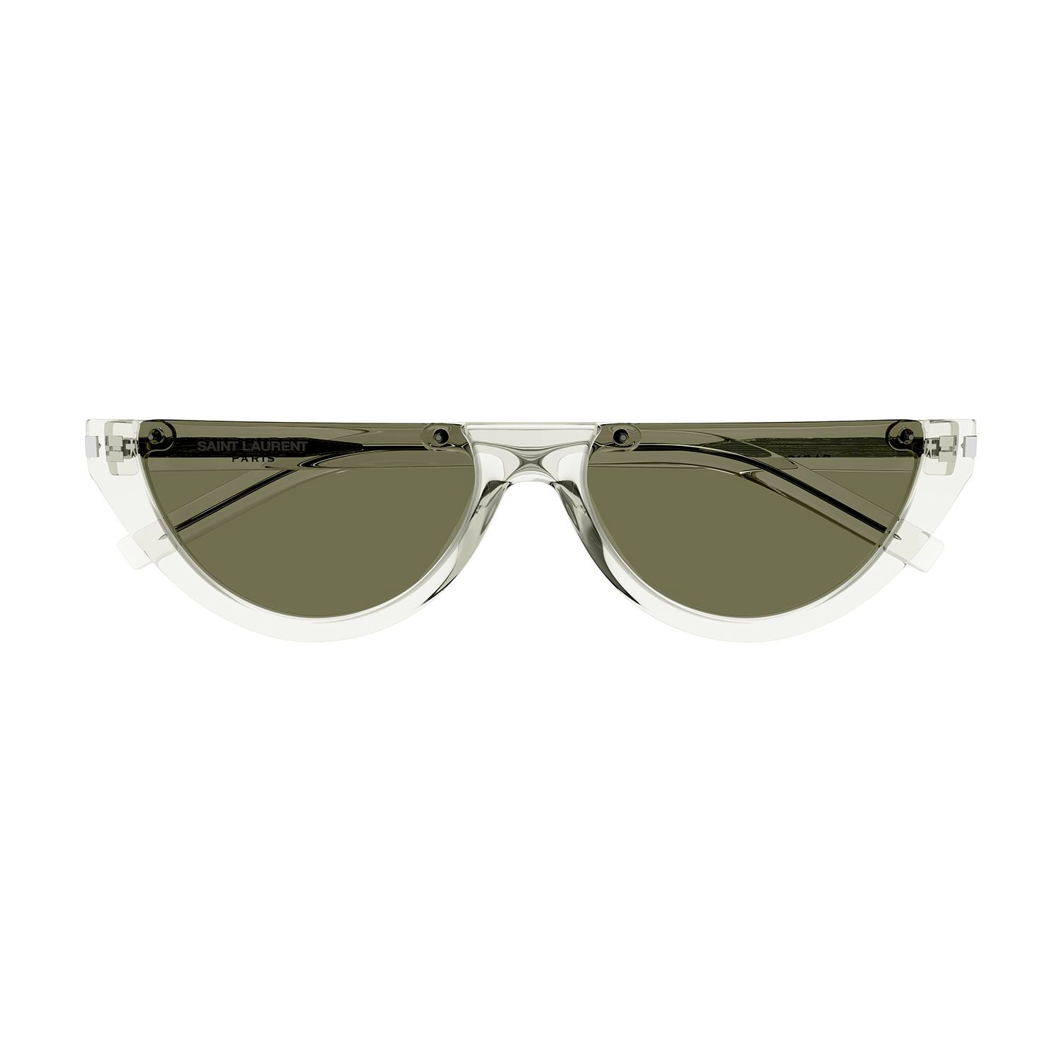 SL 563 Green acetate Sunglasses - Shiny Transparent Green