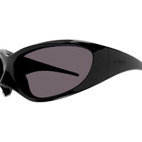 BB0252S Black bio injection Sunglasses - Shiny Black