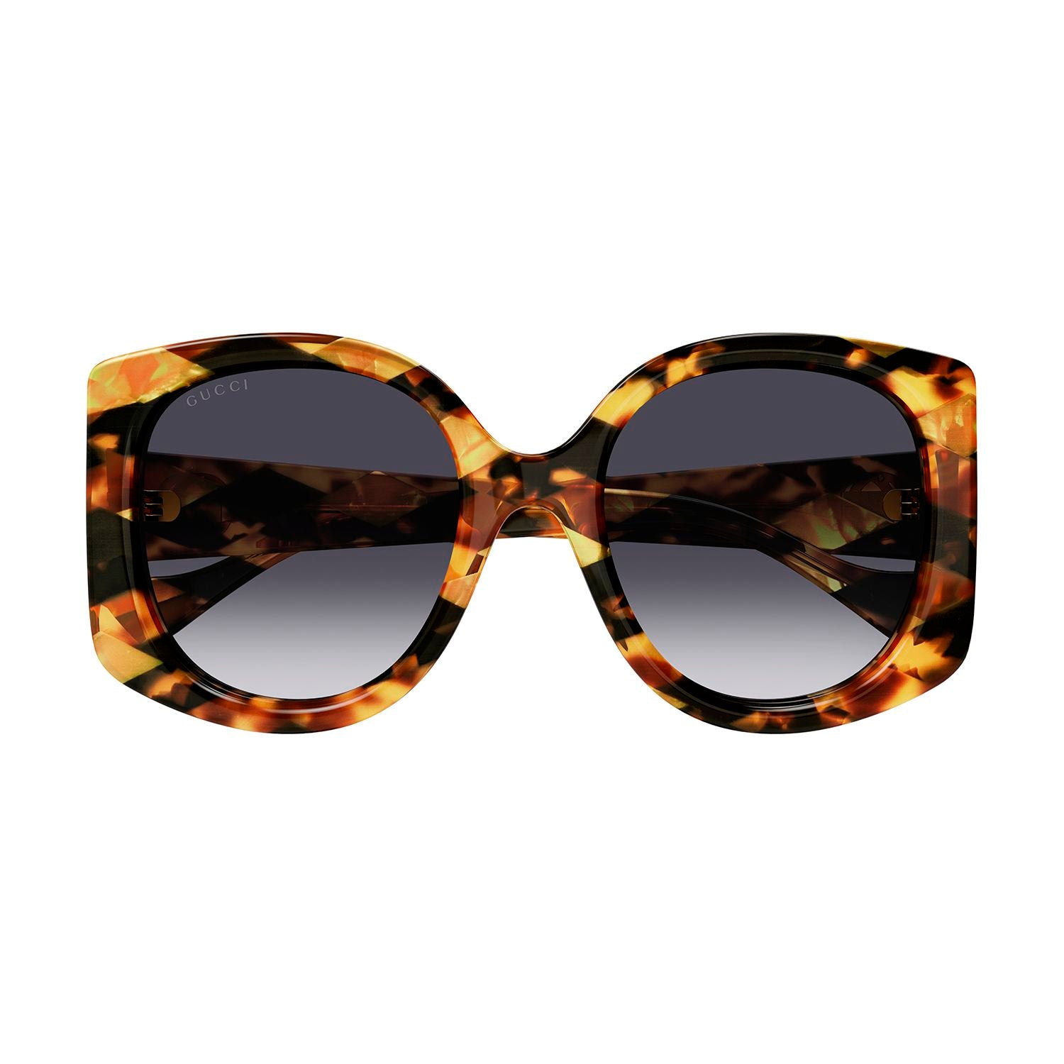 GG1257S Havana recycled acetate Sunglasses - Shiny Piqué Havana