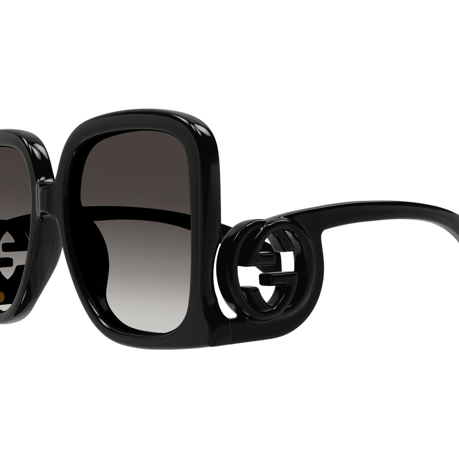 GG1326S Black injection Sunglasses - Shiny Black