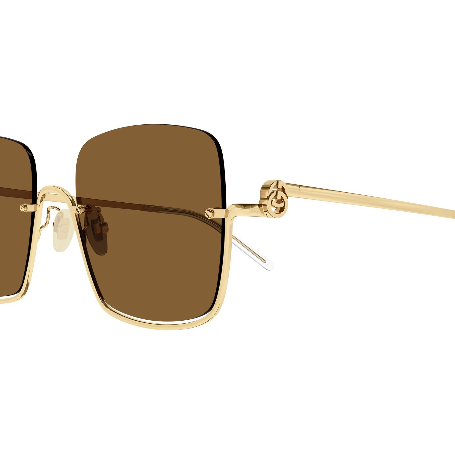 GG1279S Gold metal Sunglasses - Shiny Gold