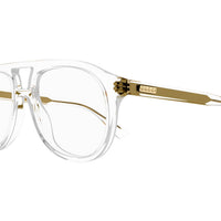 GG1320O Crystal recycled acetate Optical Frames - Shiny Crystal