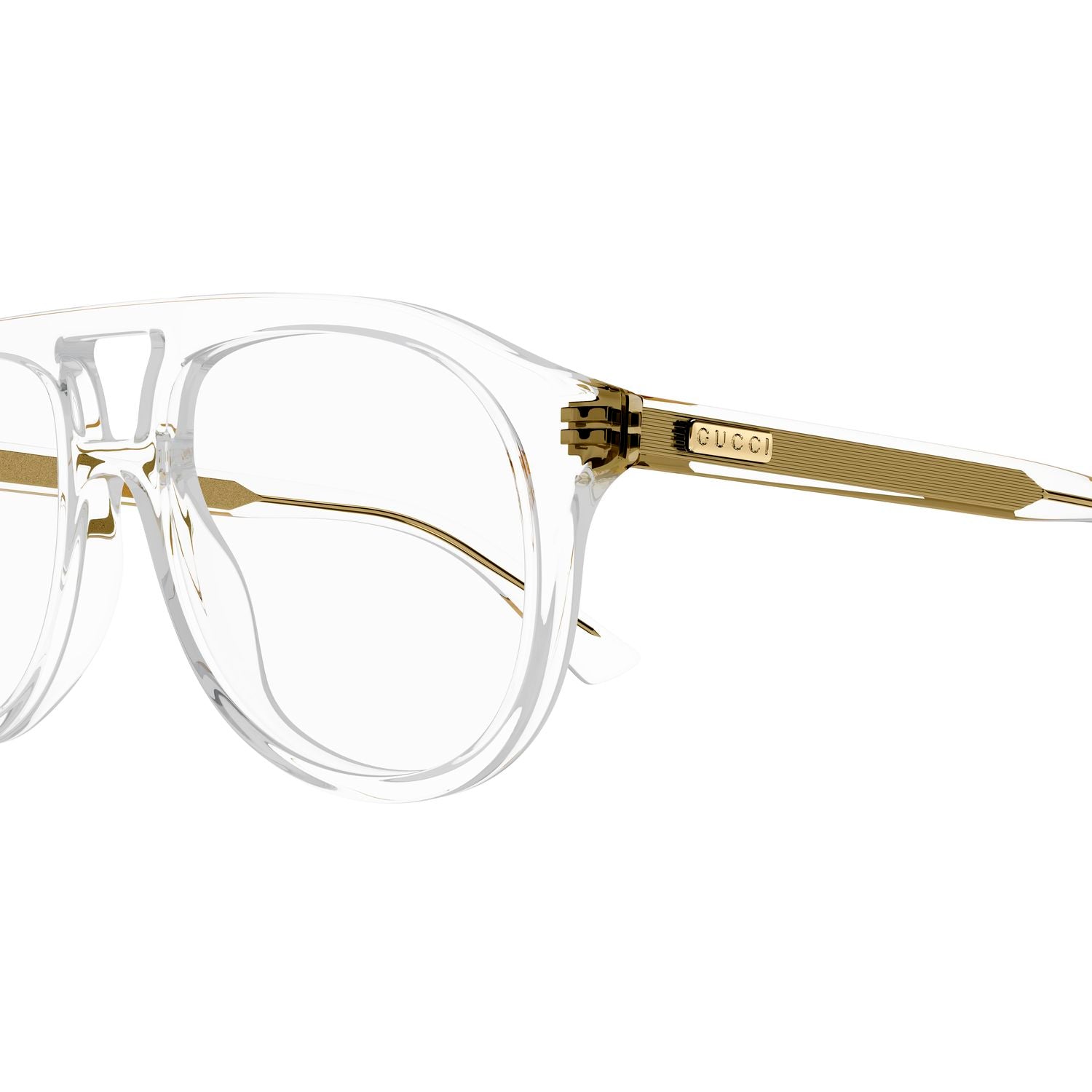 GG1320O Crystal recycled acetate Optical Frames - Shiny Crystal
