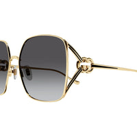 GG1323S Gold metal Sunglasses - Shiny Gold