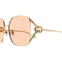 GG1323S Gold metal Sunglasses - Shiny Endura Gold