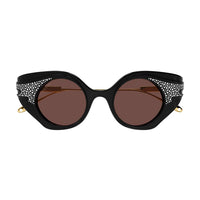 GG1327S Black recycled acetate Sunglasses - Shiny Black