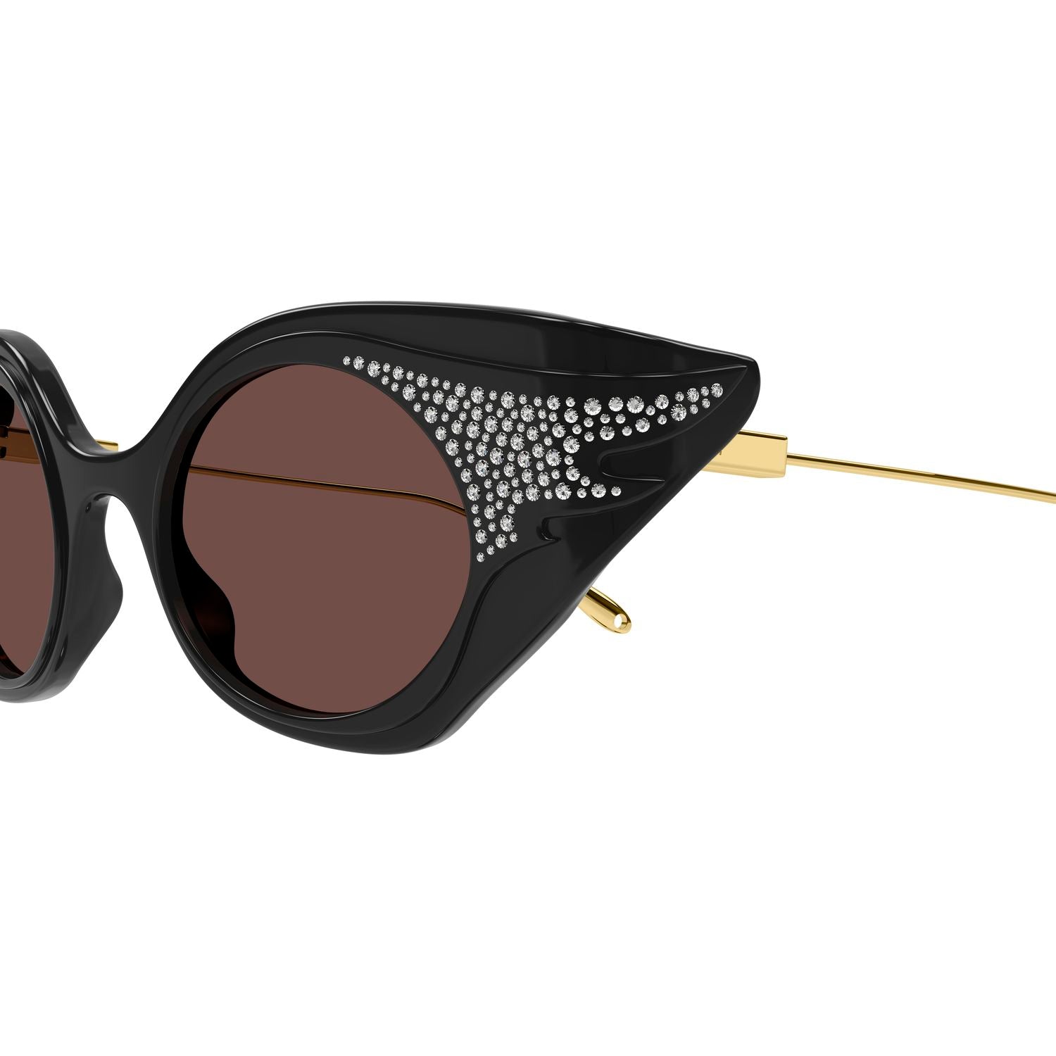 GG1327S Black recycled acetate Sunglasses - Shiny Black