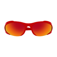 BB0253S Red bio injection Sunglasses - Shiny Solid Red