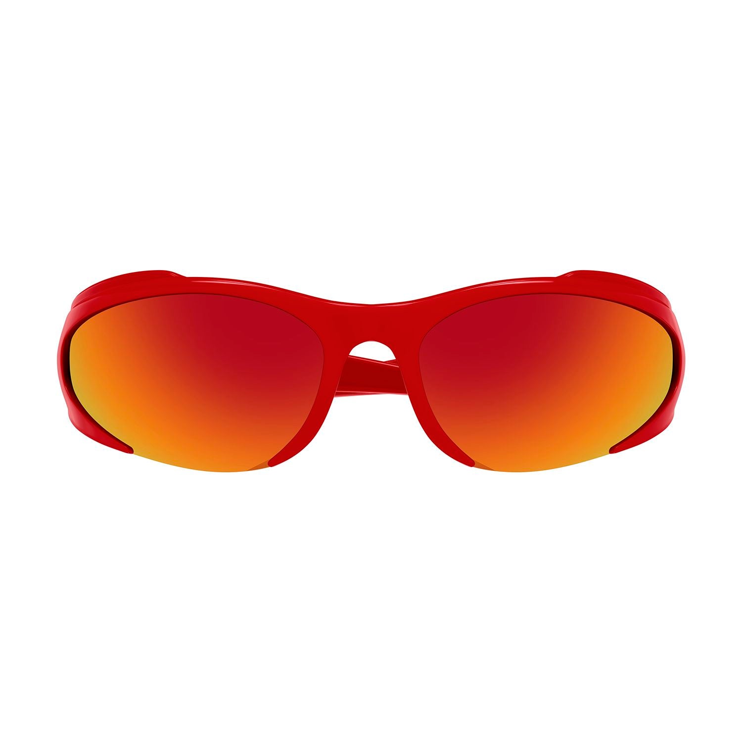 BB0253S Red bio injection Sunglasses - Shiny Solid Red