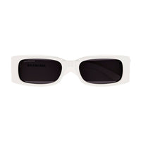 BB0260S White recycled acetate Sunglasses - Shiny Solid Ivory