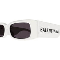 BB0260S White recycled acetate Sunglasses - Shiny Solid Ivory