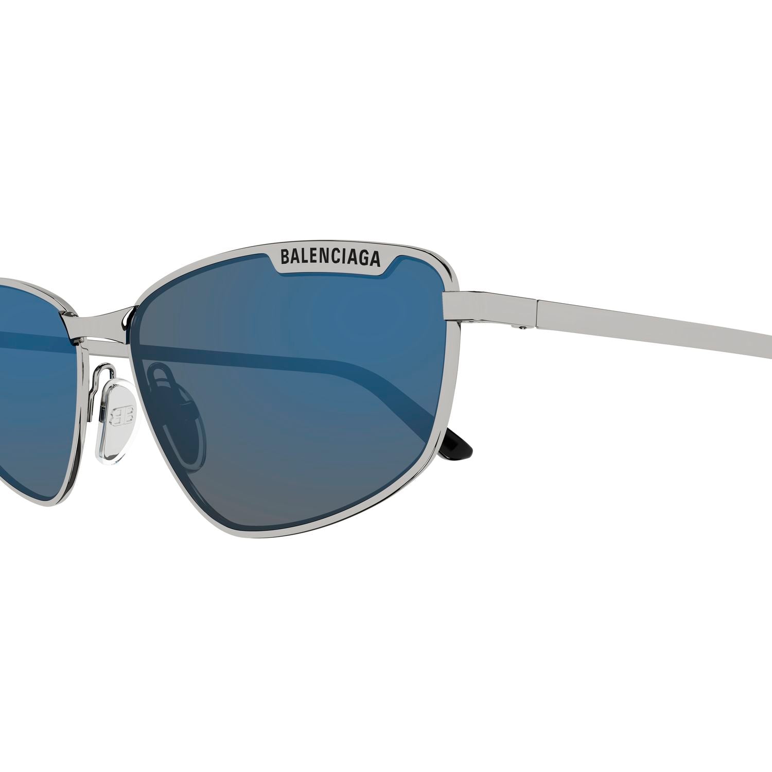 BB0277S Ruthenium metal Sunglasses - Shiny Ruthenium