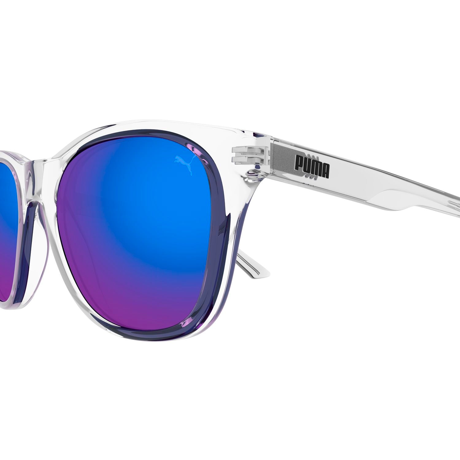 PJ0074S Crystal recycled acetate Sunglasses - Shiny Crystal