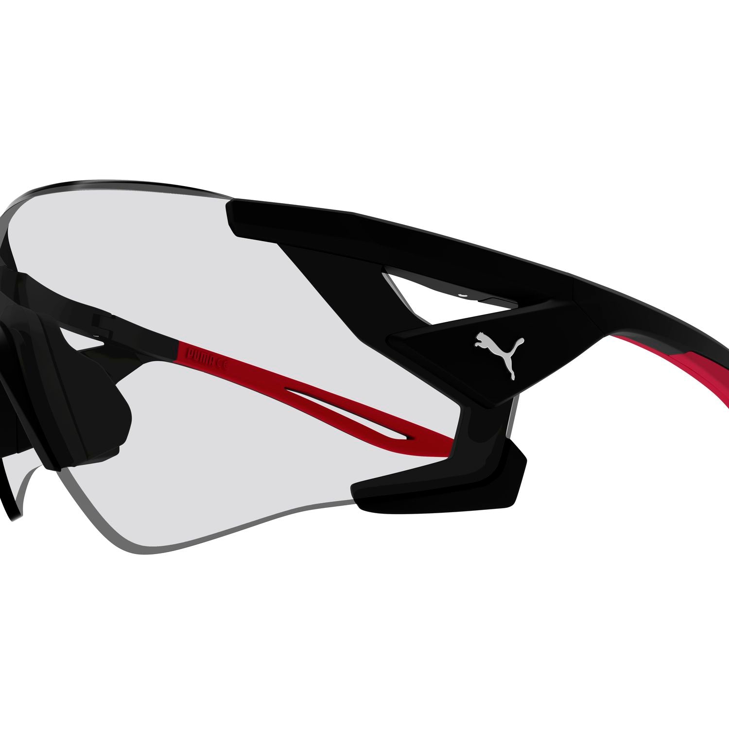 PU0398S Black injection Sunglasses - Matte Black