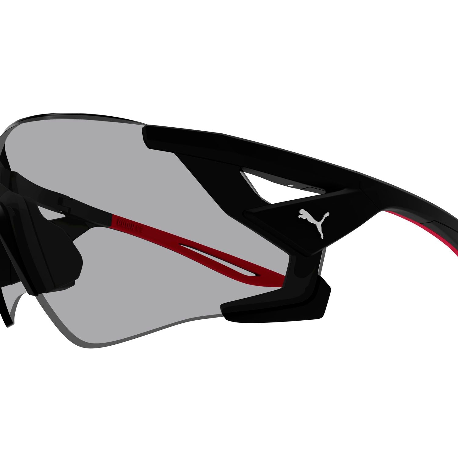 PU0398S Black injection Sunglasses - Matte Black