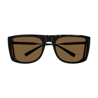 DU0054S Black recycled acetate Sunglasses - Shiny Solid Black