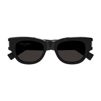 SL 573 Black recycled acetate Sunglasses - Shiny Solid Black