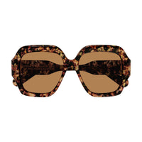 CH0154S Havana recycled acetate Sunglasses - Brown Flame