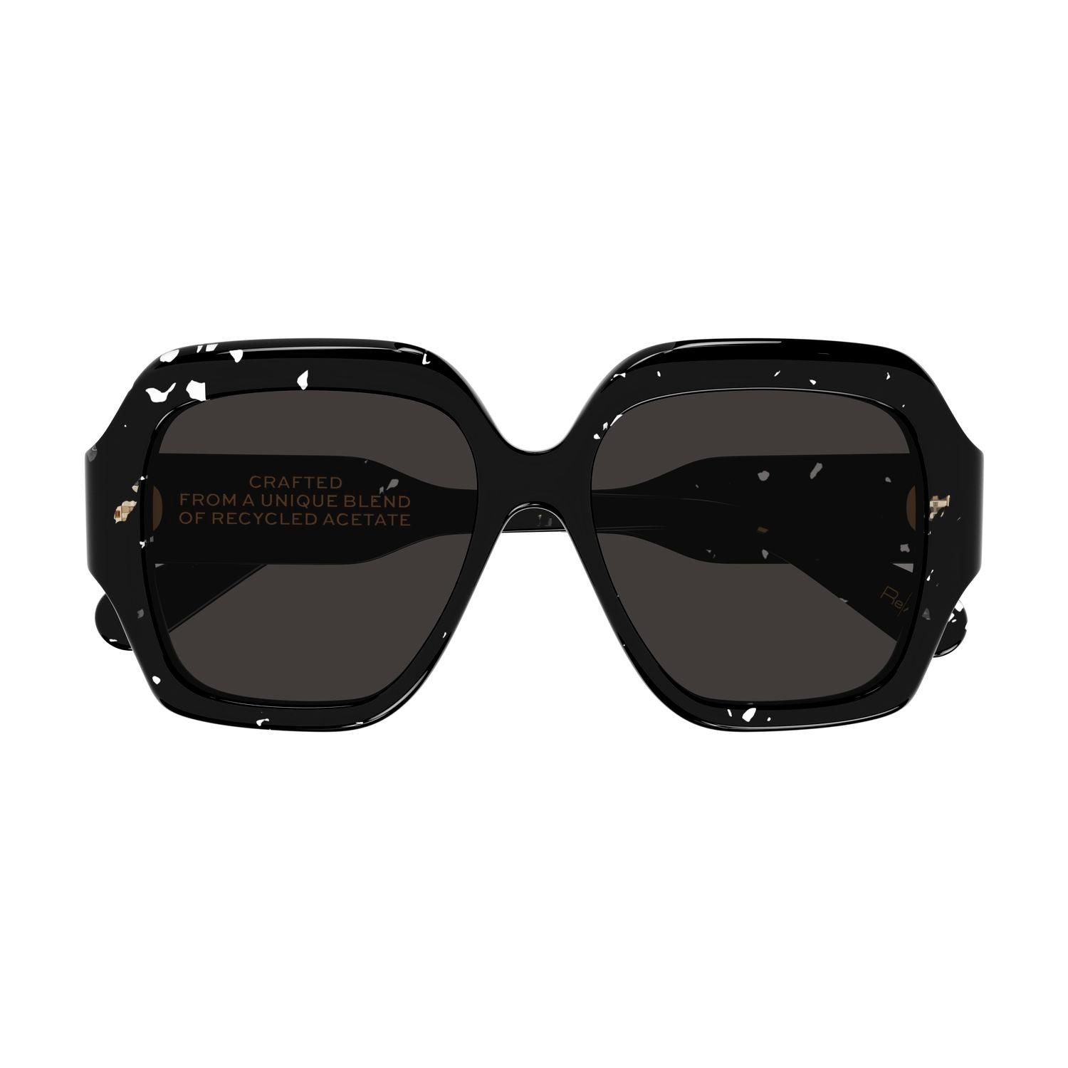CH0154S Black recycled acetate Sunglasses - Black