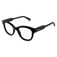 CH0162O Black recycled acetate Optical Frames - Shiny Solid Black
