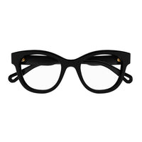 CH0162O Black recycled acetate Optical Frames - Shiny Solid Black