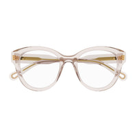 CH0163O Nude recycled acetate Optical Frames - Shiny Transparent Nude