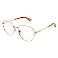 CH0180O Gold metal Optical Frames - Shiny Gold