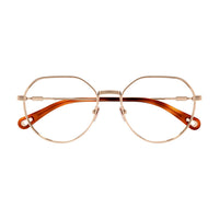 CH0180O Gold metal Optical Frames - Shiny Rose Gold