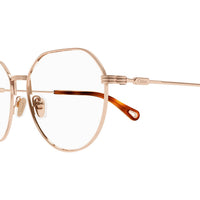 CH0180O Gold metal Optical Frames - Shiny Rose Gold