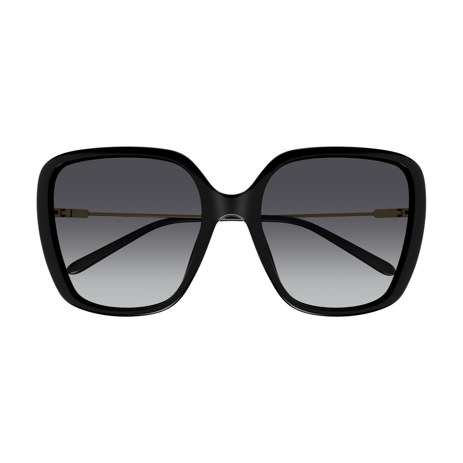 CH0173S Black recycled acetate Sunglasses - Shiny Black