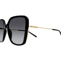 CH0173S Black recycled acetate Sunglasses - Shiny Black